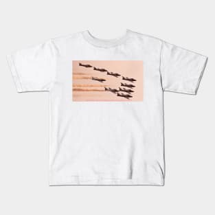 RCAF Snowbirds Dusk Big Wedge Kids T-Shirt